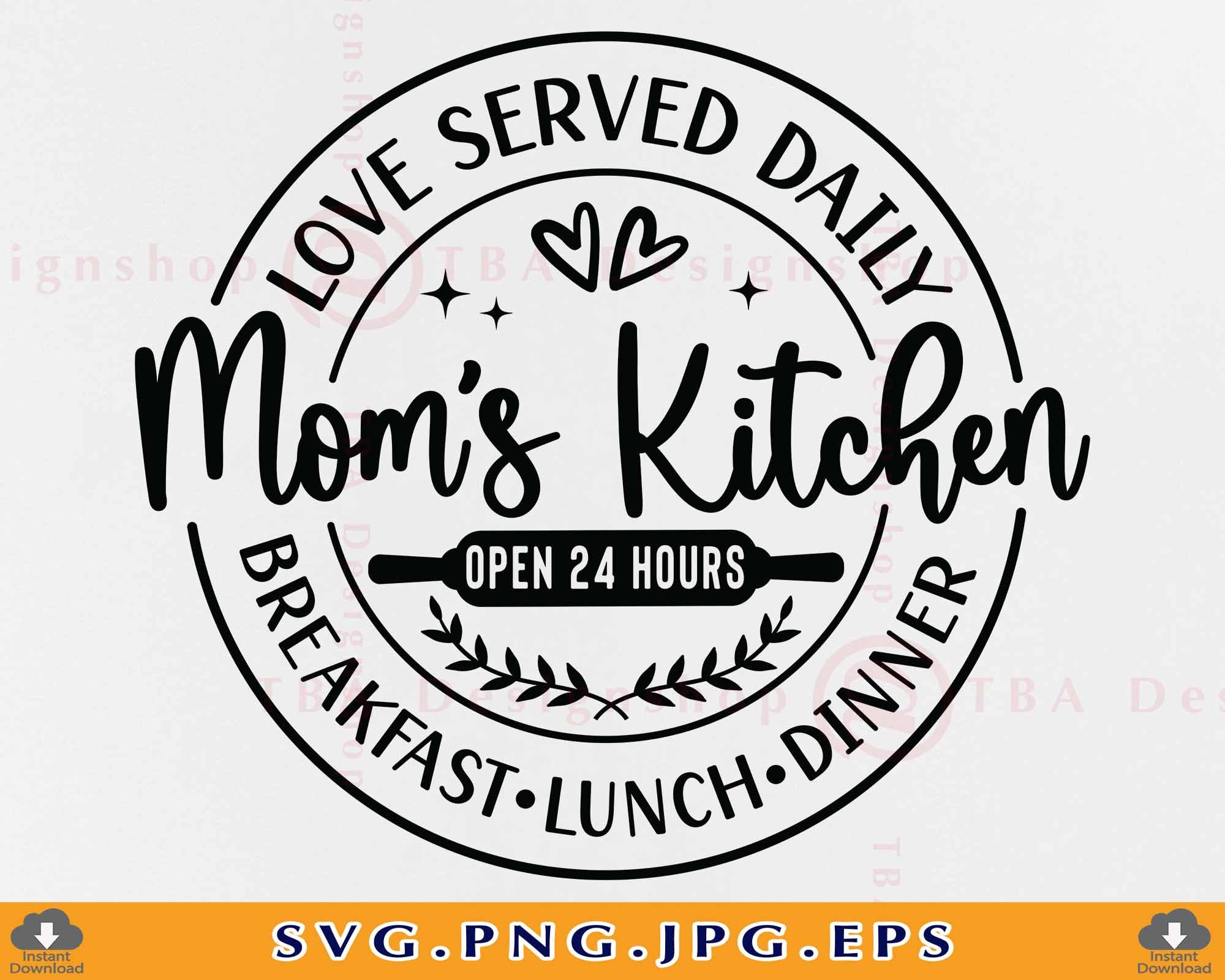 Mom's Kitchen Svg Kitchen Quotes SVG Kitchen Saying SVG - Etsy Australia