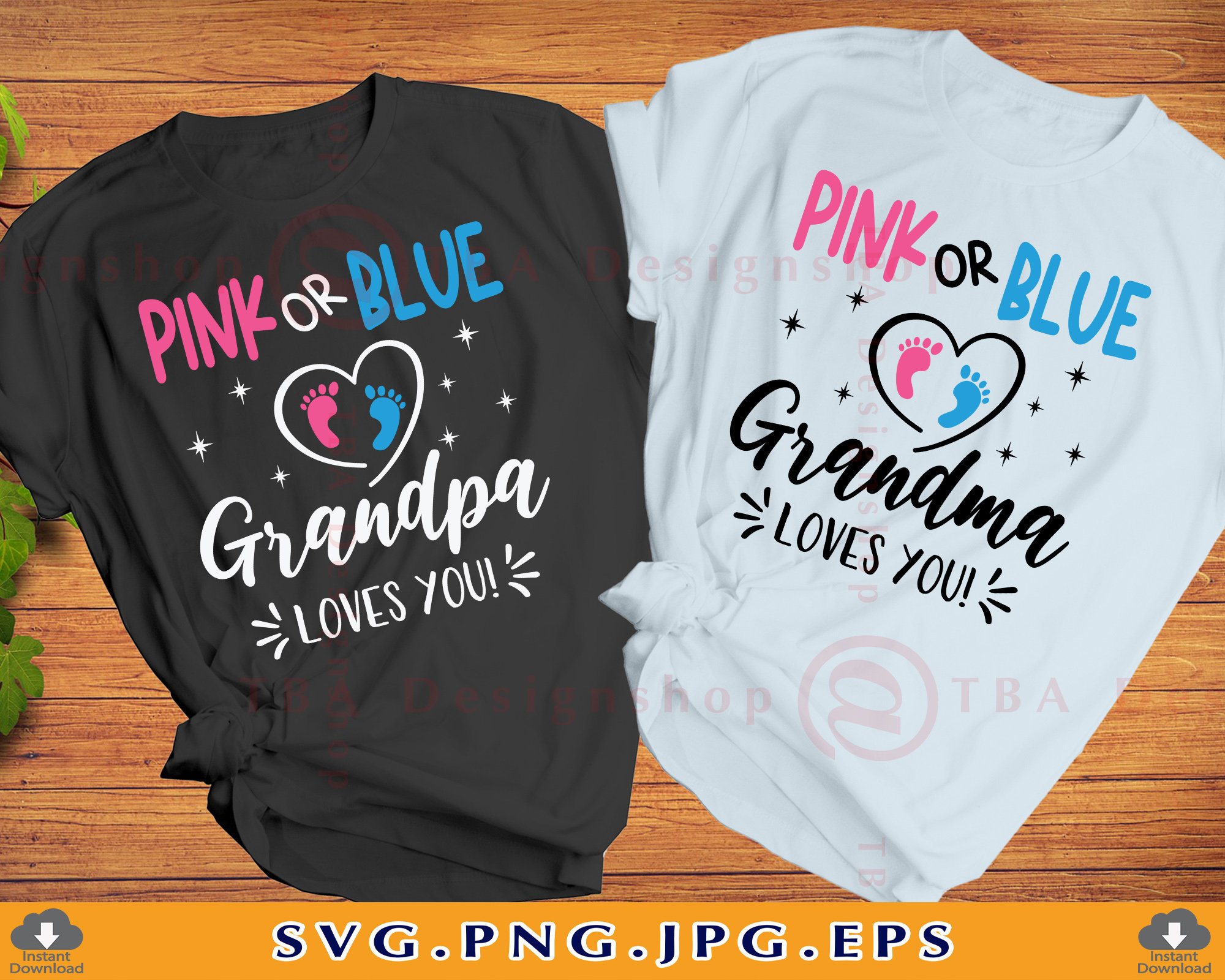 Pink Or Blue Grandpa Loves You-Gender Reveal Shirt Pink Or Blue Grandpa Loves You-Gender Reveal Shirt