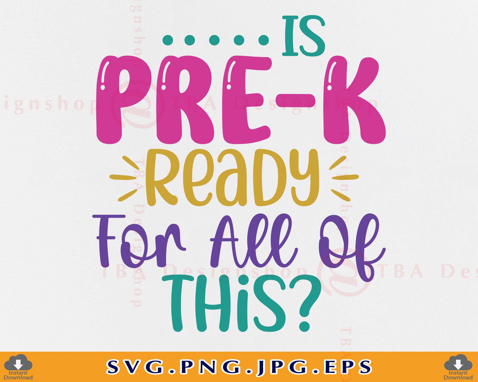 Prek SVG is Prek Ready for All of This Preschool SVG Etsy