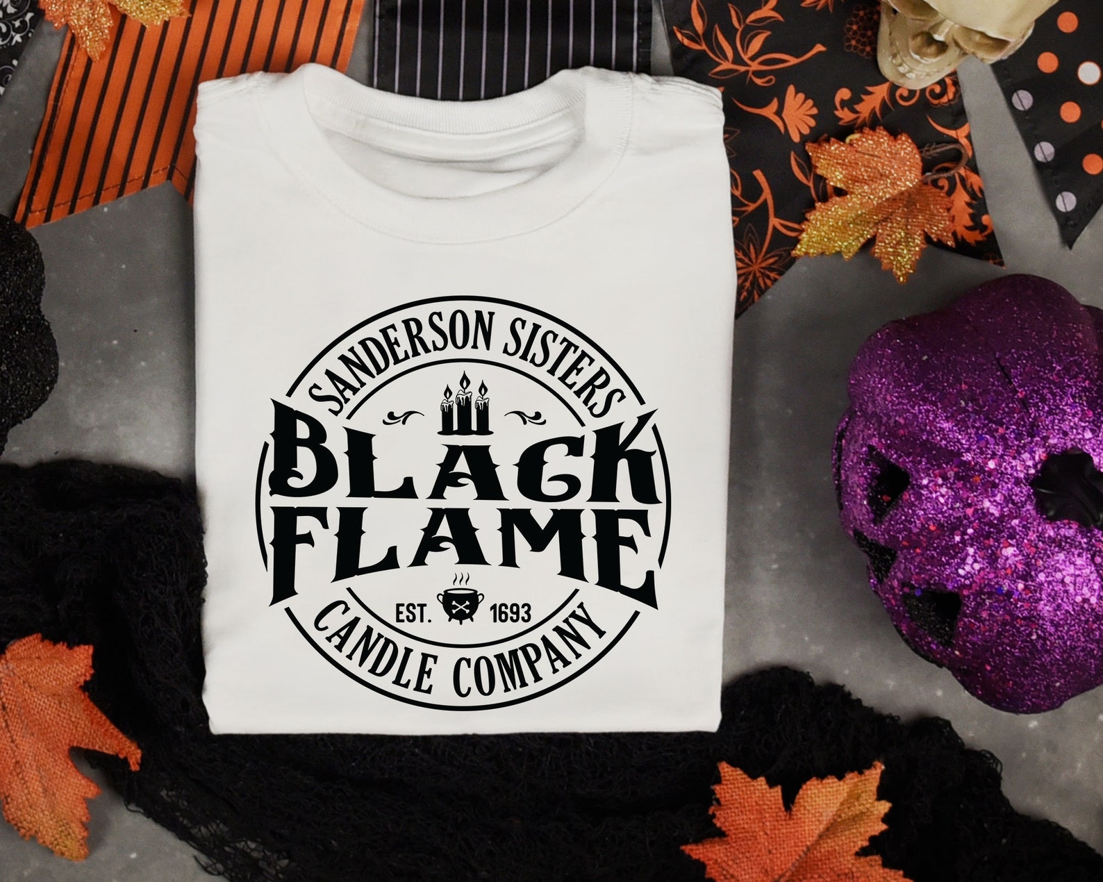 Black Flame Candle Company SVG Sanderson Sister SVG Etsy