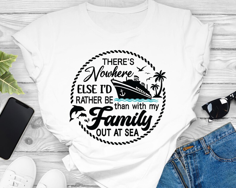 Family Cruise SVG There's Nowhere Else I'd Rather Be - Etsy