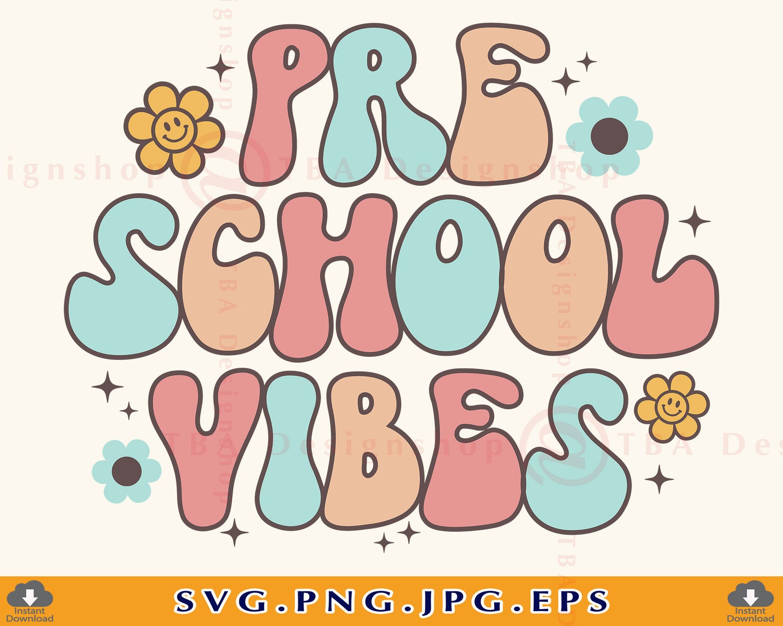 Pre School Vibes SVG Preschool Shirt SVG Preschool Gift SVG - Etsy