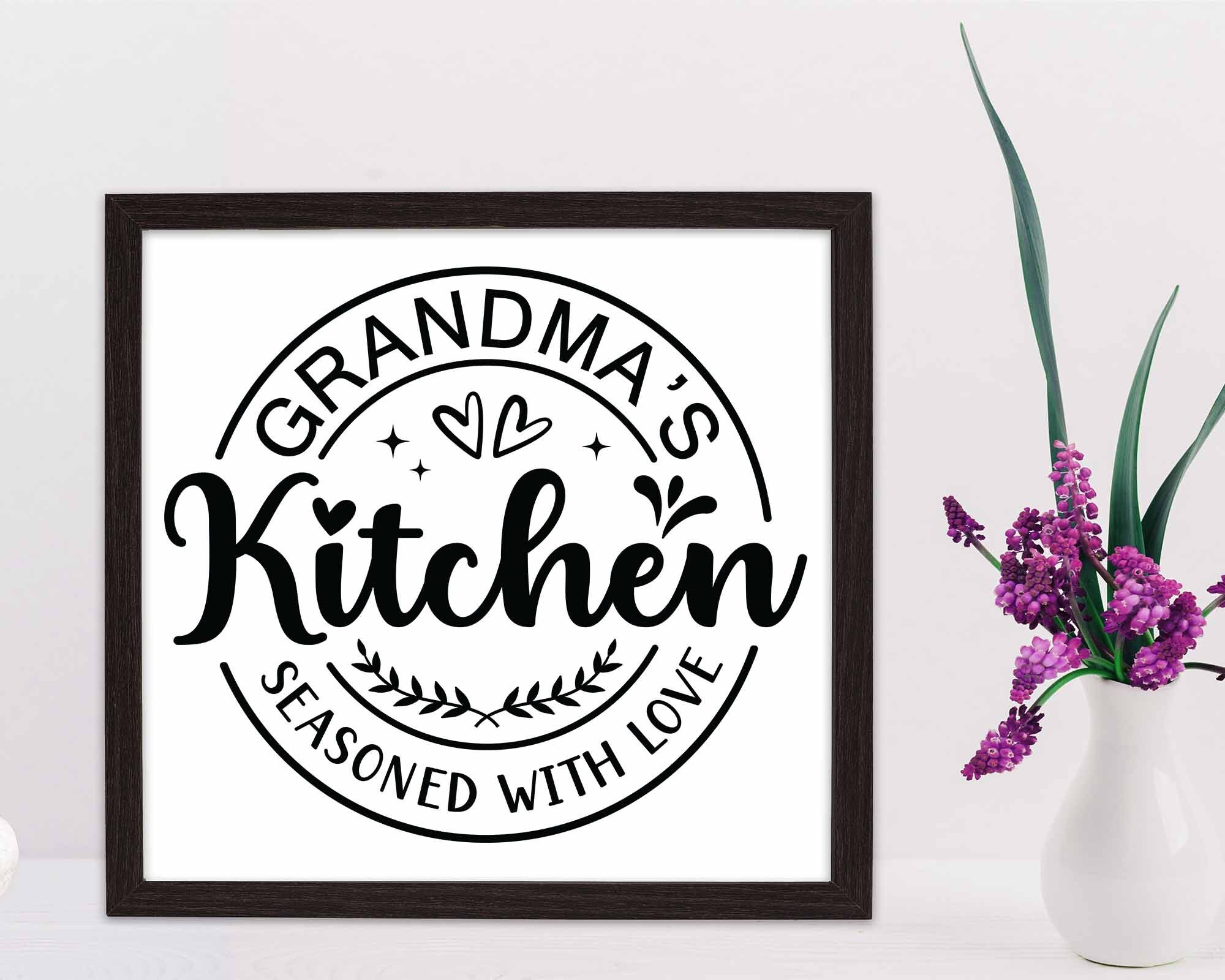 Grandma's Kitchen Solid-Faced Canvas Print