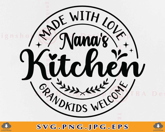 Nana's Kitchen Engraved Cutting Board – Hello Holly