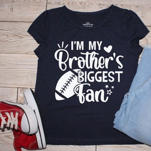 Football Brother SVG Football Sister SVG Im My Brothers - Etsy