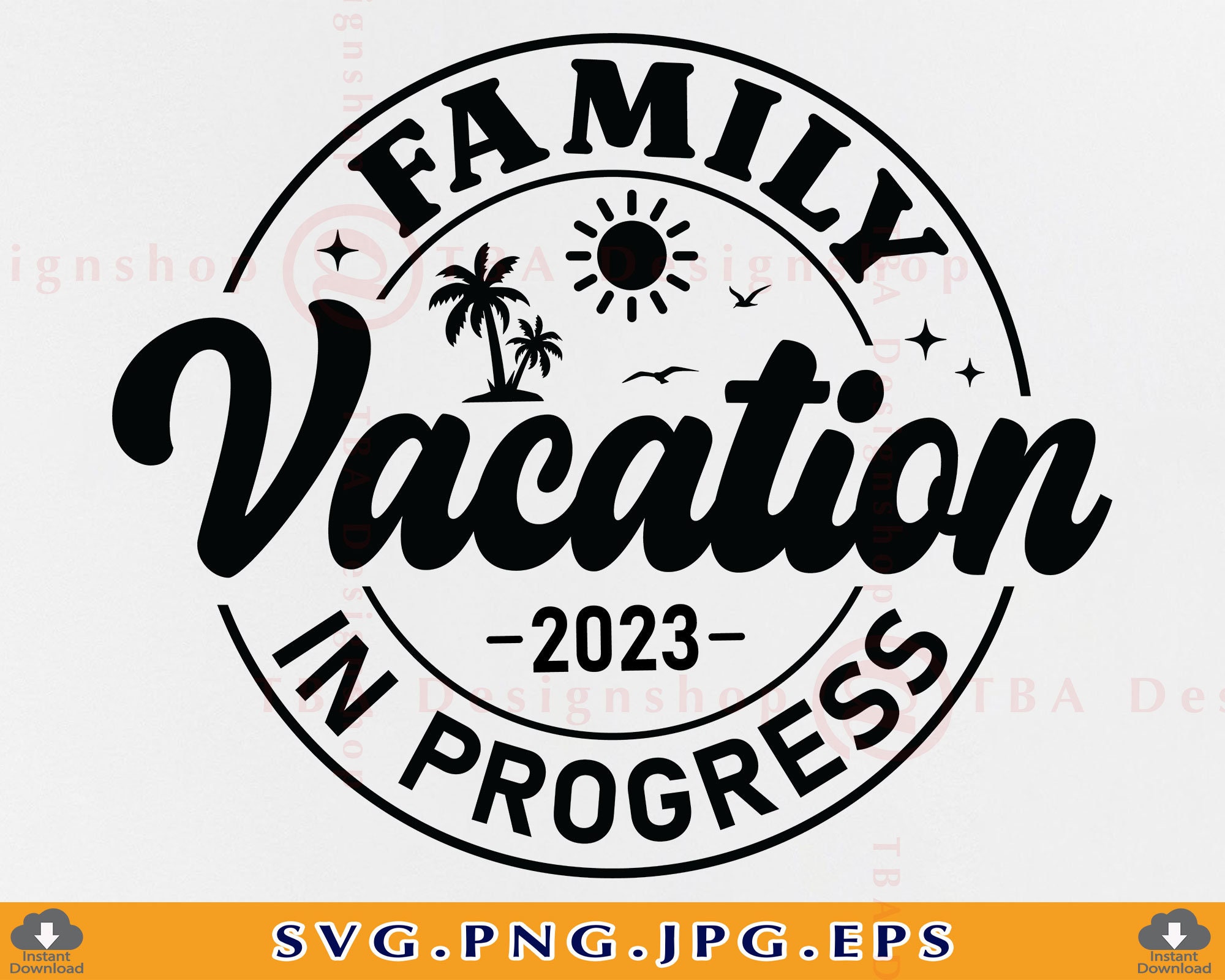 Family Vacation in Progress SVG Funny Family Trip SVG Family Etsy