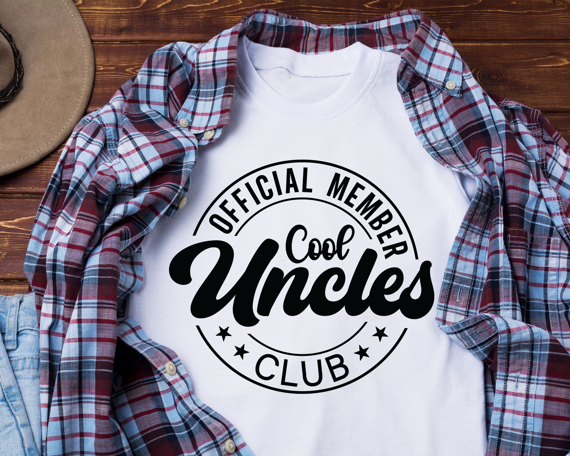 Uncle SVG, Official Member Cool Uncle Club Svg, Cool Uncle Shirt SVG ...