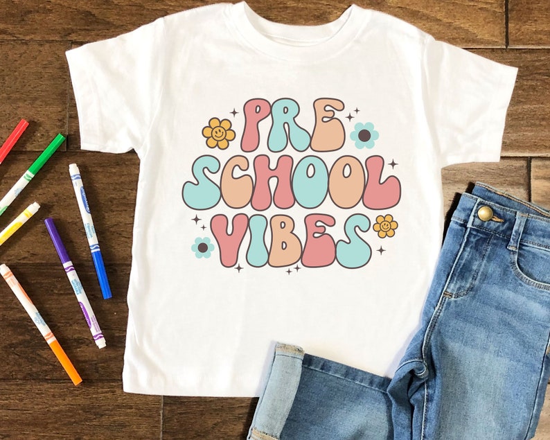 Pre School Vibes SVG Preschool Shirt SVG Preschool Gift SVG - Etsy