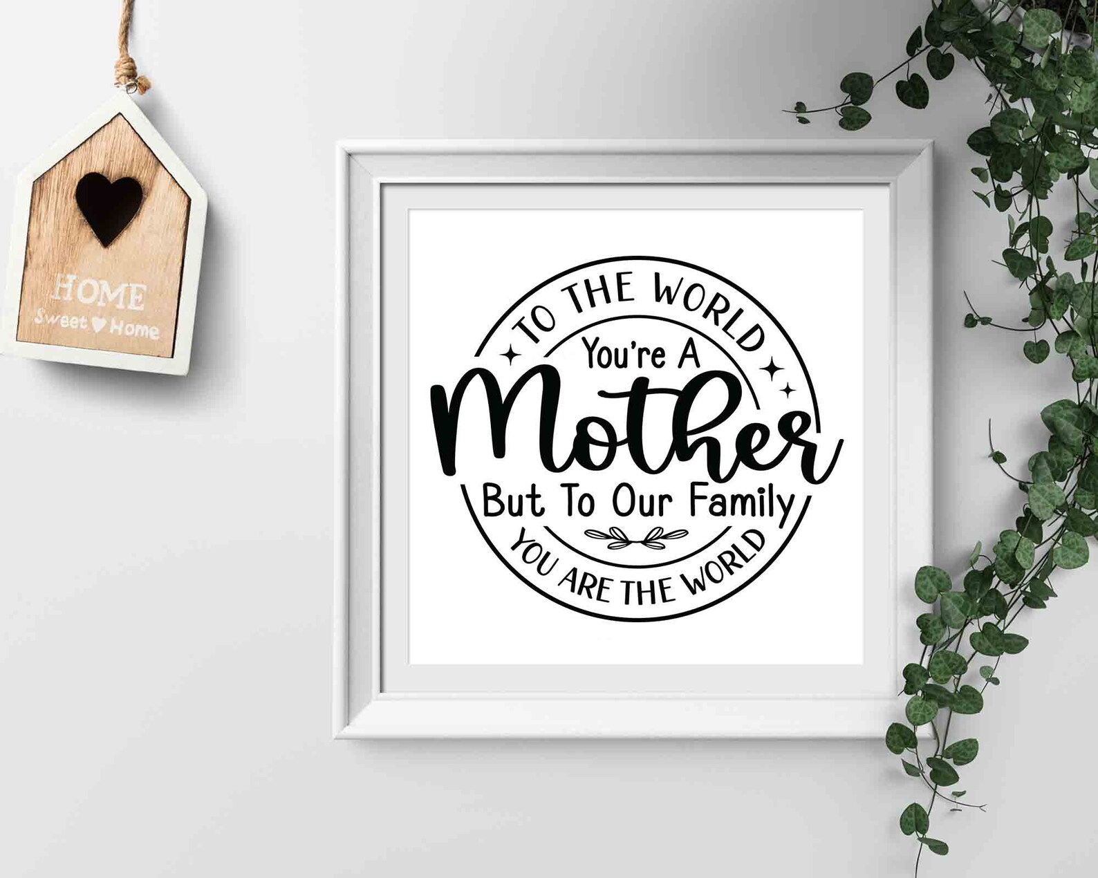 To the World You Are A Mother Svg Mothers Day Gift SVG Mom - Etsy