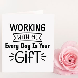 Funny Coworker Gift SVG, Working With Me Every Day Is Your Gift, Colleagues Friendship Gift SVG, Work Bestie, Best Friend, Files, Svg, PNG image 2