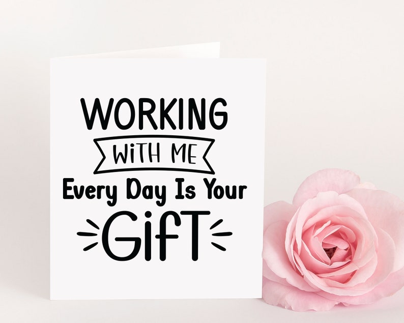 Funny Coworker Gift SVG, Working With Me Every Day Is Your Gift, Colleagues Friendship Gift SVG, Work Bestie, Best Friend, Files, Svg, PNG image 2