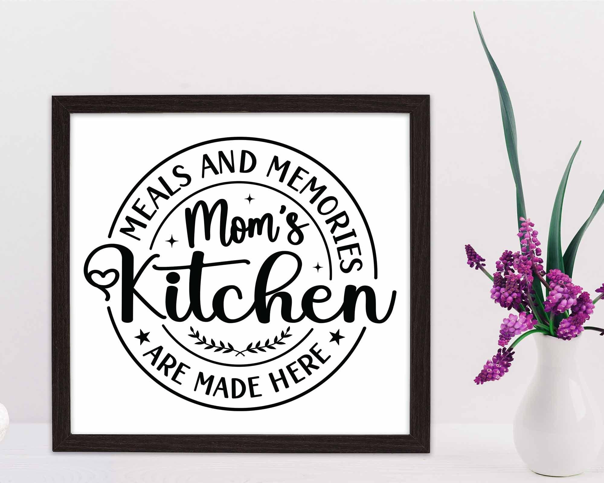 Meals and Memories Moms Kitchen SVG Kitchen Quote Saying SVG Etsy Canada
