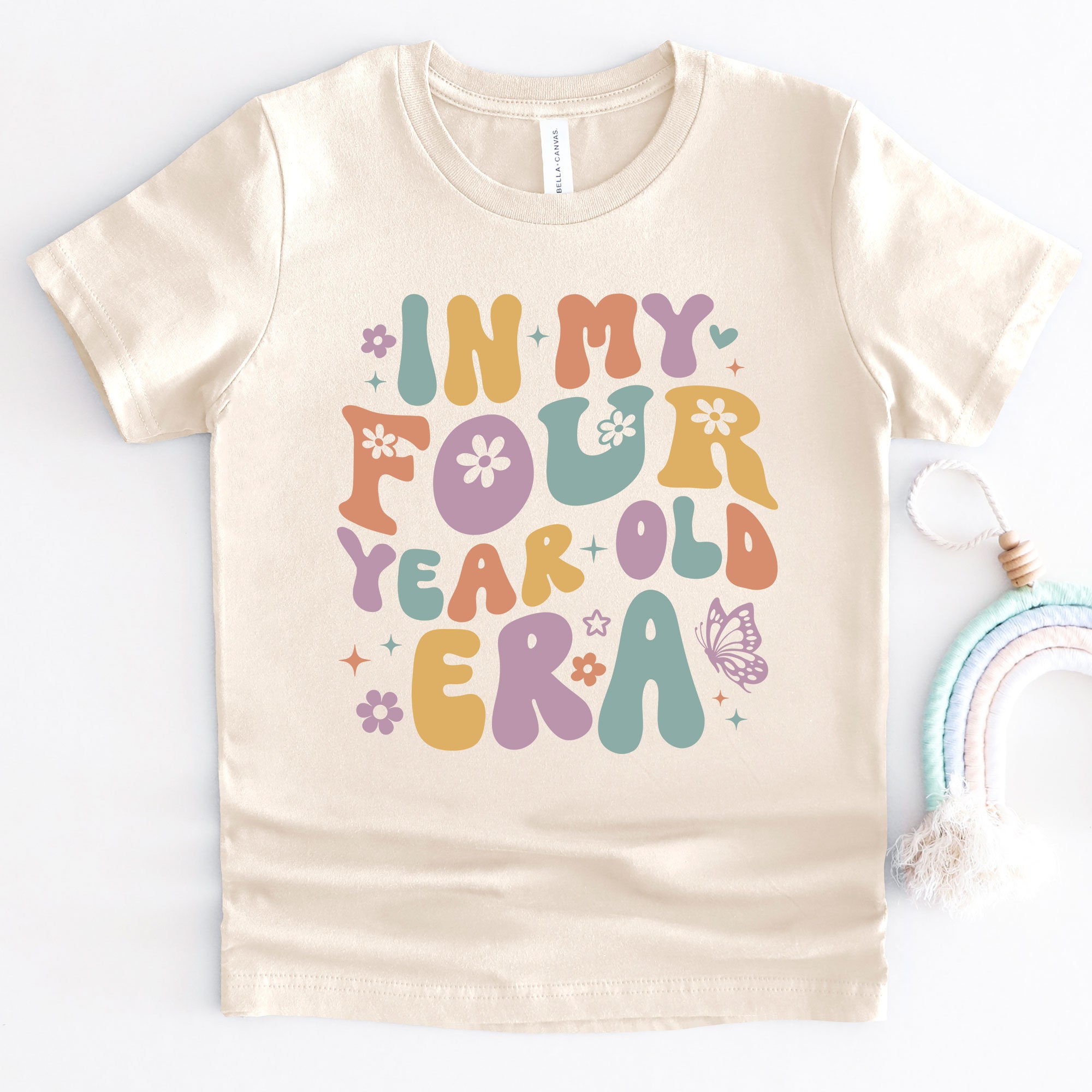 Eri♡ In My Four Year Old Era SVG, 4th Birthday Girl SVG, 4