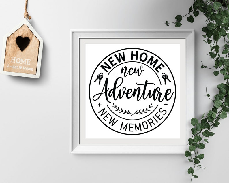 JOYMEMO New Home Banner - Gold Housewarming Party Decorations 10.2ft Long