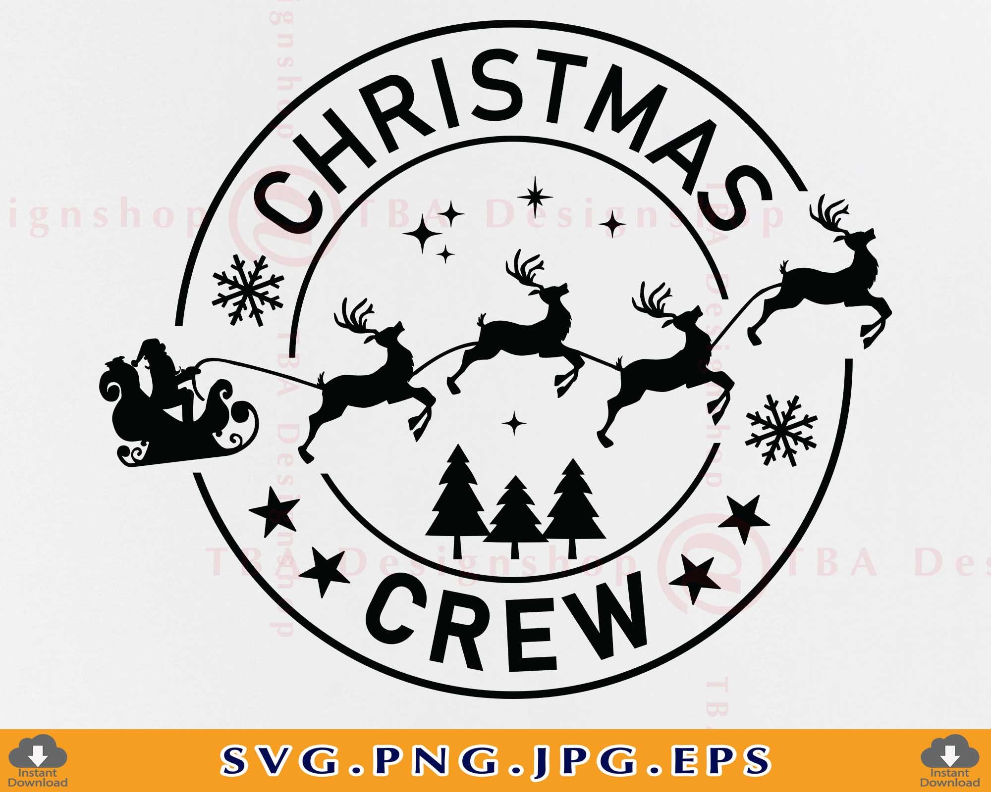 Christmas Crew SVG Funny Christmas Shirt Svg Christmas Gifts - Etsy