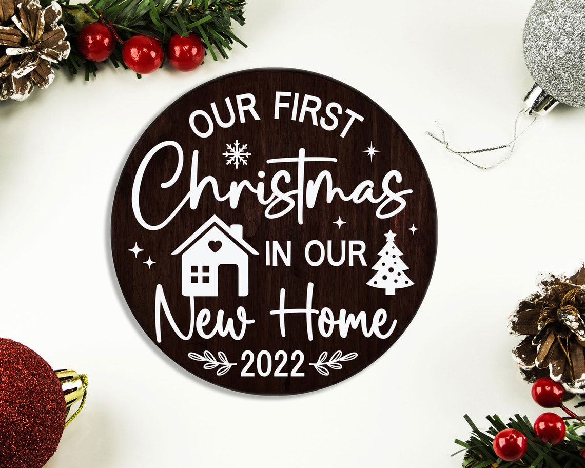 Our First Christmas in Our New Home SVG 2022 Christmas Etsy