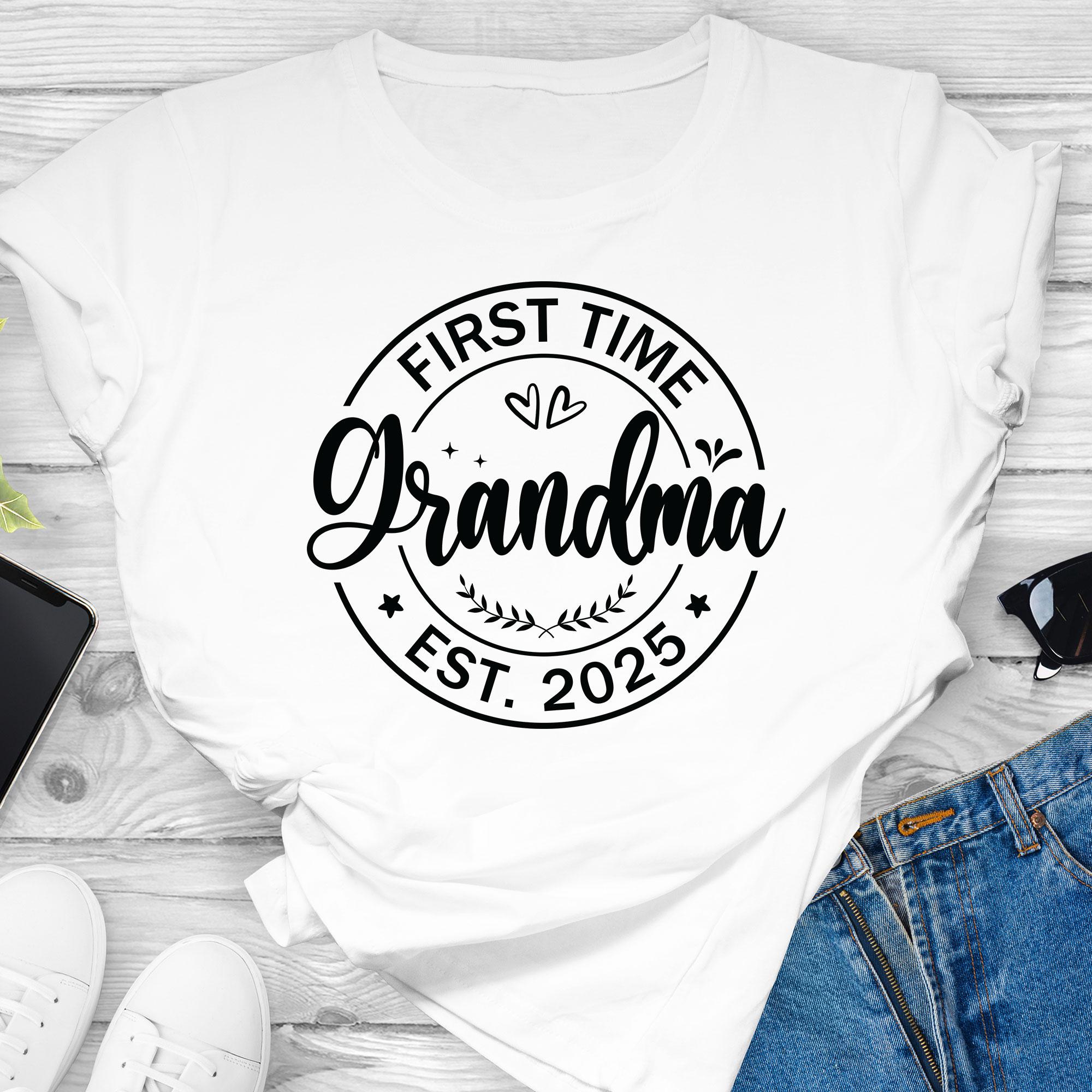 Womens My First Mother's Day As Grandma 2019 New Grandma Gift Shirt Womens My First Mother's Day As Grandma 2019 New Grandma Gift Shirt