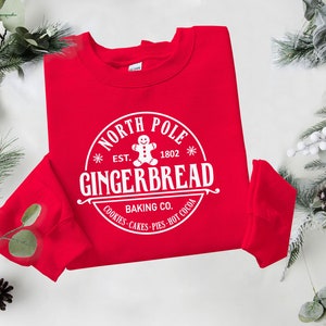 Targa Rotonda In Latta Vintage - North Pole Gingerbread Baking - 20x20 Cm - Cartello In Alluminio Per Cucina, Giardino, Parete - Decorazione Regalo