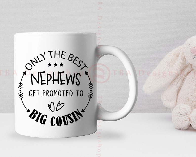 Only the best nephews get promoted to big cousin SVG, Big cousin SVG, New cousin gift Svg, Big cousin shirt Svg, Files for Cricut, SVG, Png image 3