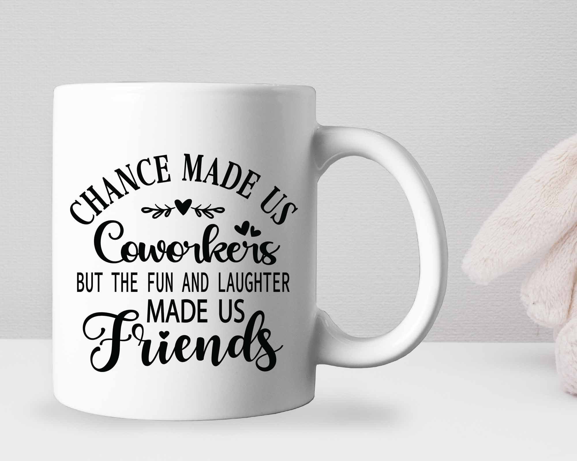 Chance Made Us Coworkers SVG, Friendship Quote, Cricut Cut Files ...