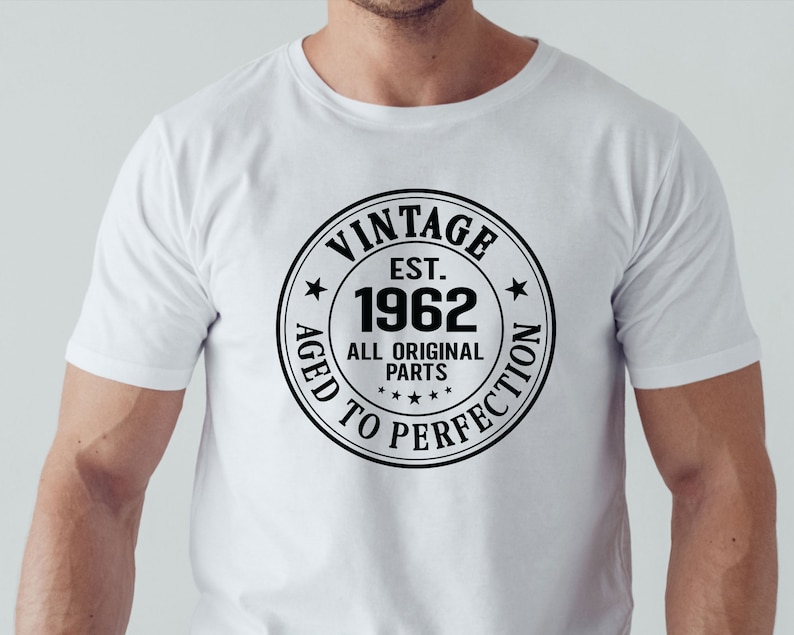 60th Birthday SVG 60th Birthday Shirt SVG Vintage 1962 Svg - Etsy