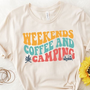 Weekends Coffee and Camping SVG Camping Life SVG Funny - Etsy