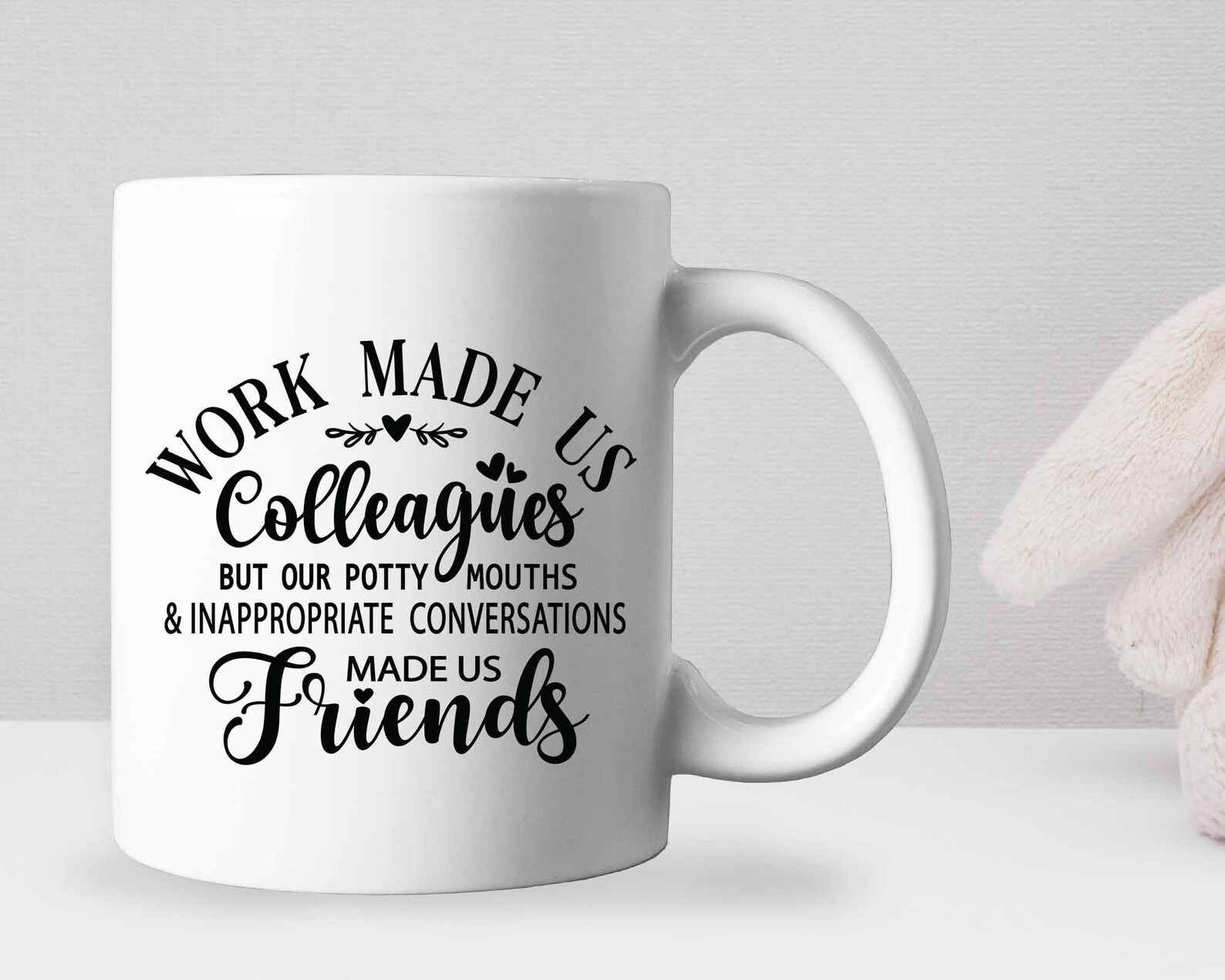 Work Made Us Colleagues SVG, Funny Coworker Gift, Friendship Quote ...