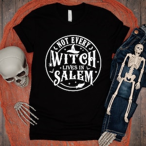 Not Every Witch Lives in Salem SVG Halloween Witch SVG - Etsy