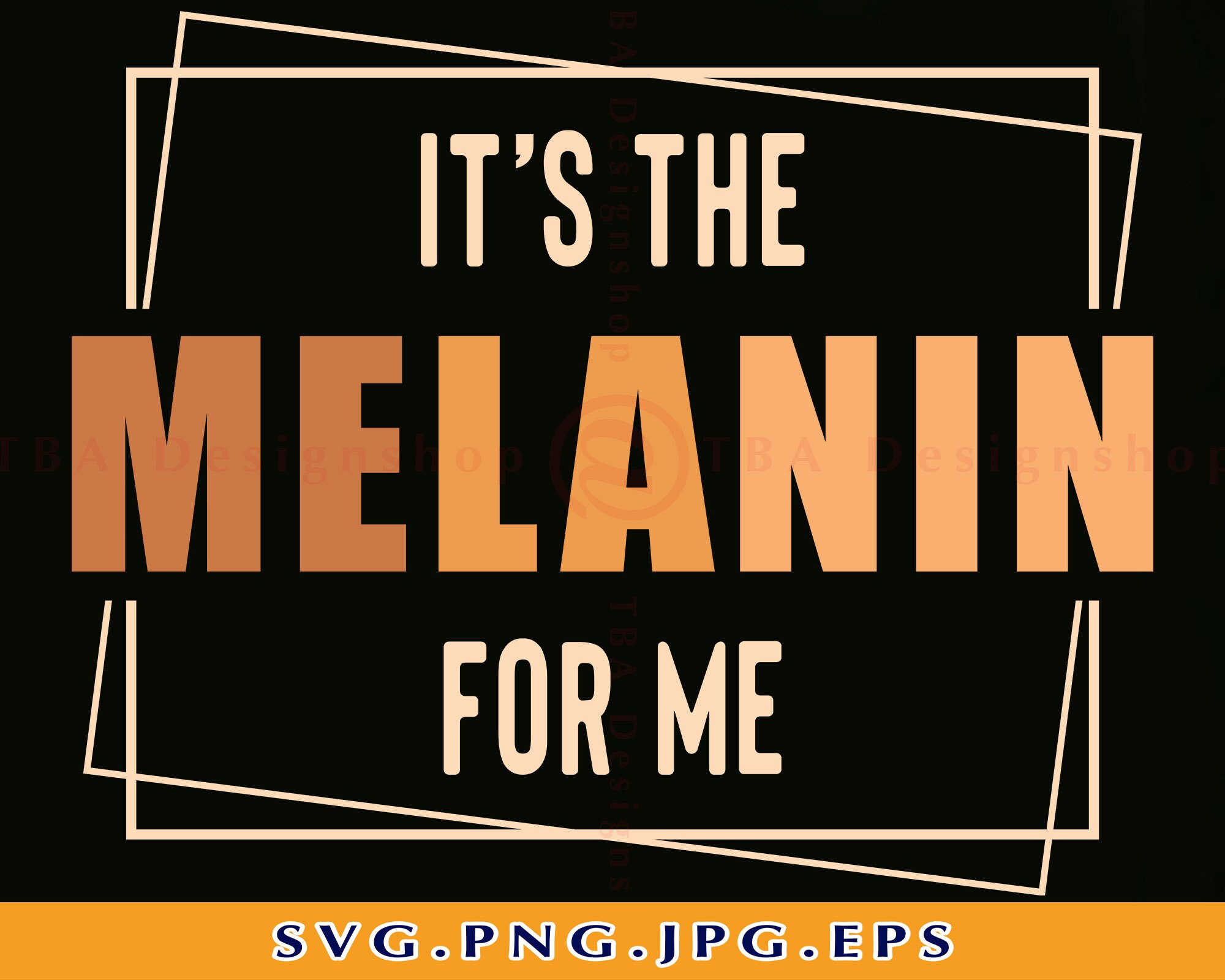 It’s the Melanin for Me Svg Melanin Svg Black Woman Svg - Etsy Singapore