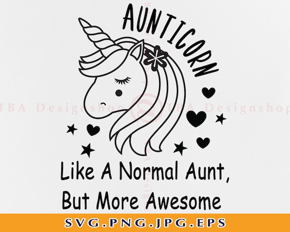 Cute Unicorn Aunt Shirt, Boho Aunt Unicorn Gift Cute Unicorn Aunt Shirt, Boho Aunt Unicorn Gift