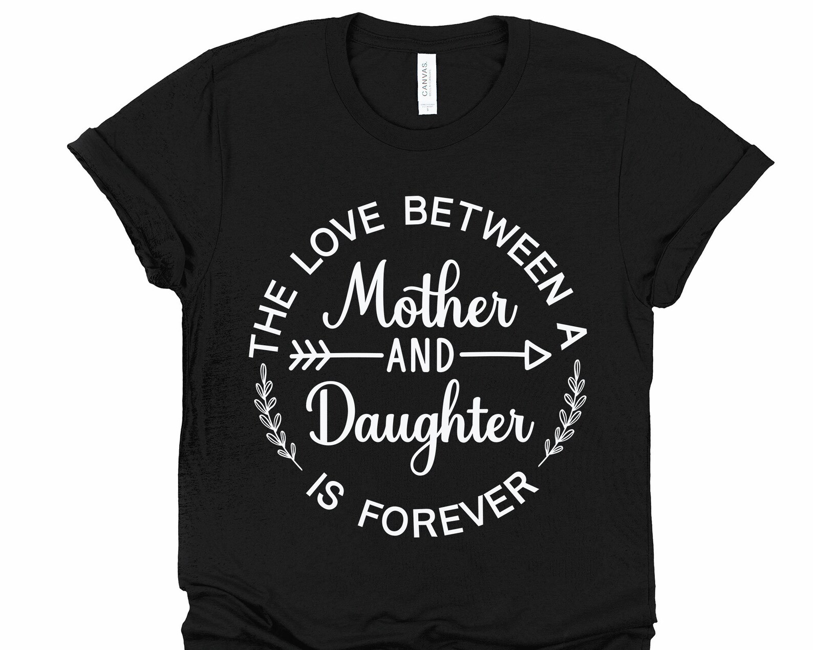 The Love Between Mother And Daughter Is Forever Svg Mother Etsy