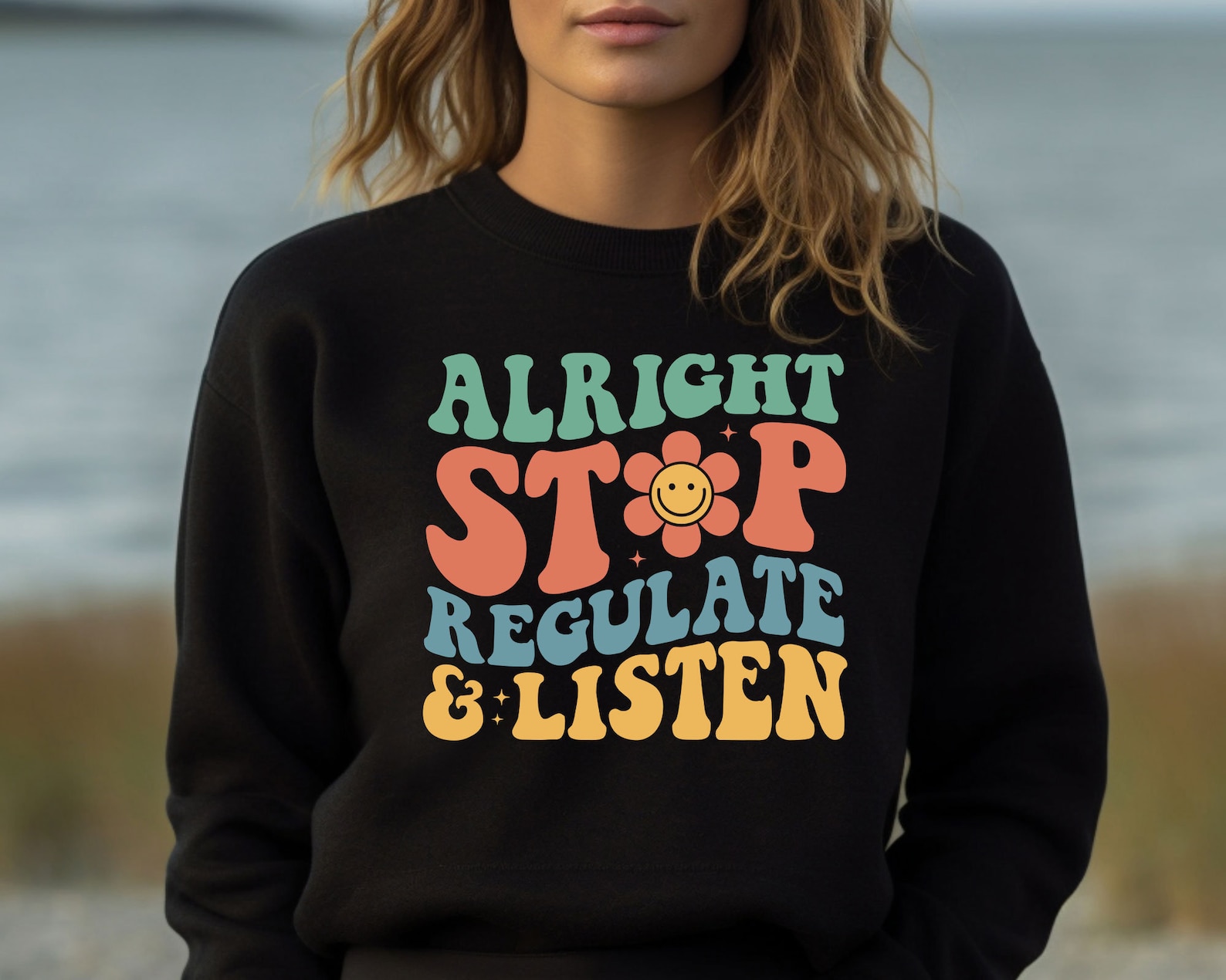 Alright Stop Regulate and Listen Teacher SVG, Retro Design (digital ...