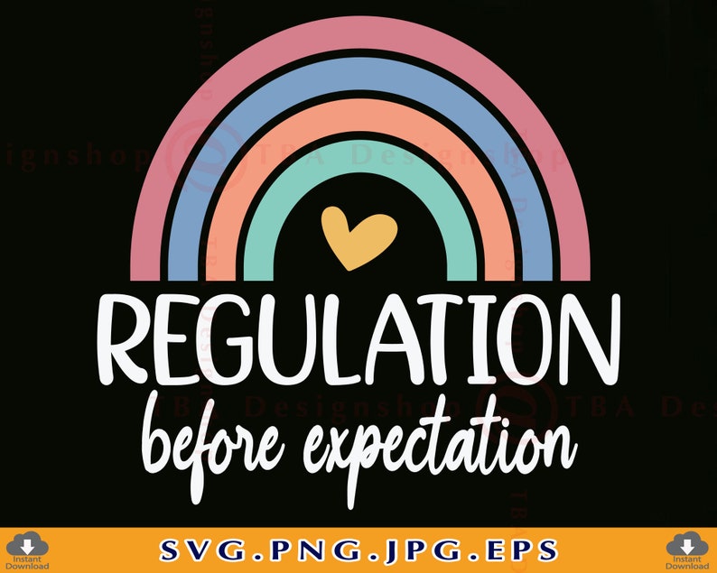 Regulation Before Expectation SVG Autism Awareness SVG - Etsy