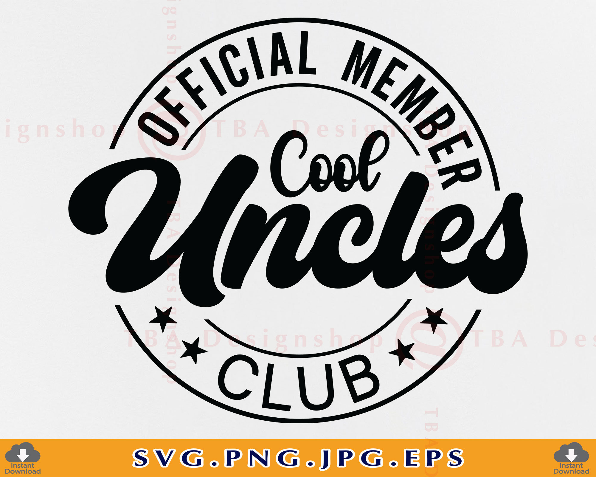 Uncle SVG Official Member Cool Uncle Club Svg Cool Uncle Etsy UK