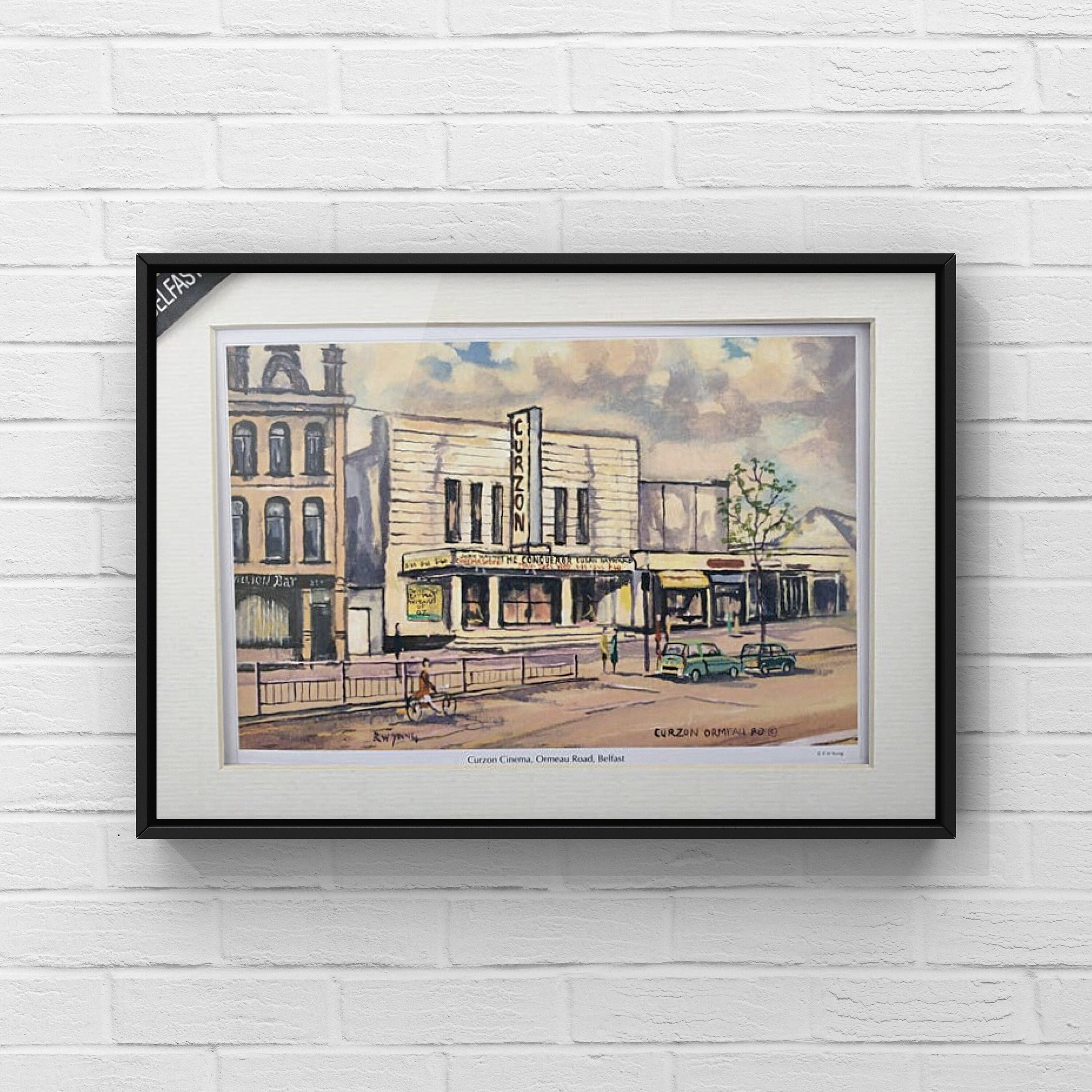 Curzon Cinema Ormeau Road Old Belfast Co. Antrim mounted Etsy