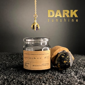 Raw Australian Sapphire set in 24K Gold Plated Claw, 24K gold plated chain, September Birthstone
