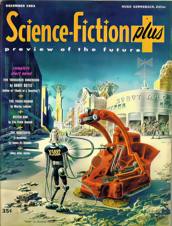 The Trans-human – Frank R. Paul – Vintage Science Fiction