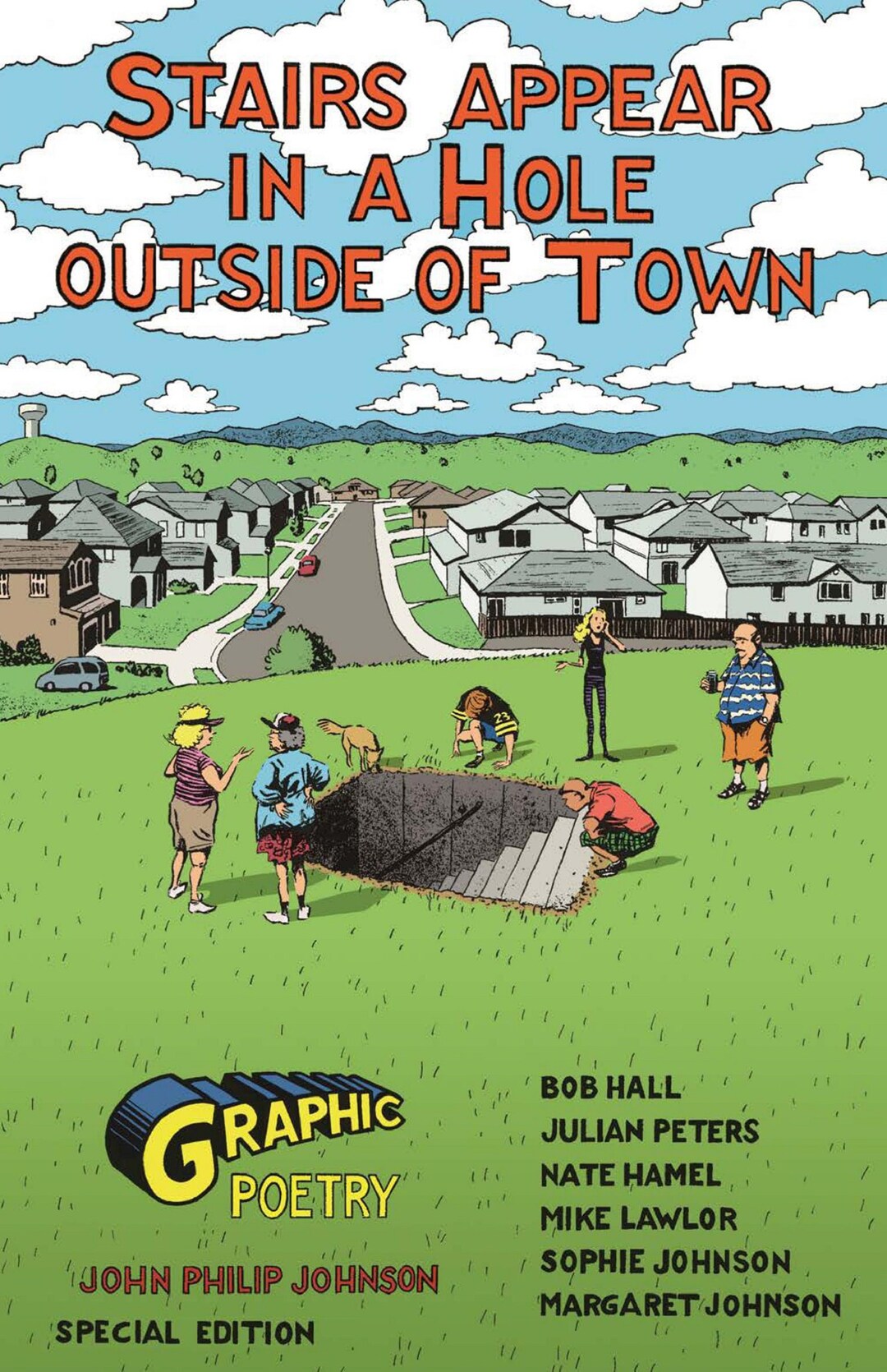 Stairs Appear in a Hole Outside of Town Comic Book -- Like Little ...