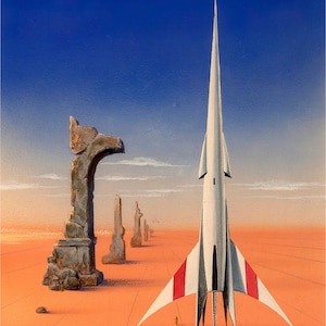 Anthropological Note – Albert Nuetzell – Vintage Science Fiction Art