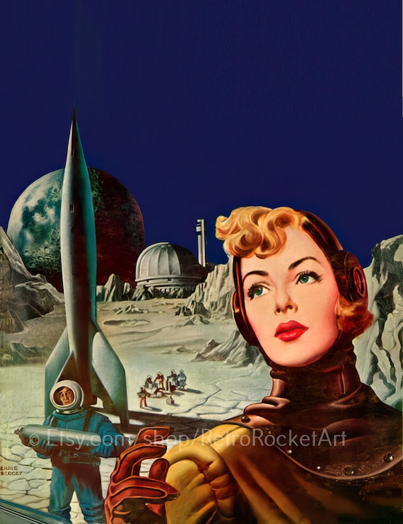 Science Fiction Art Inspiring Vintage Science Fiction Art