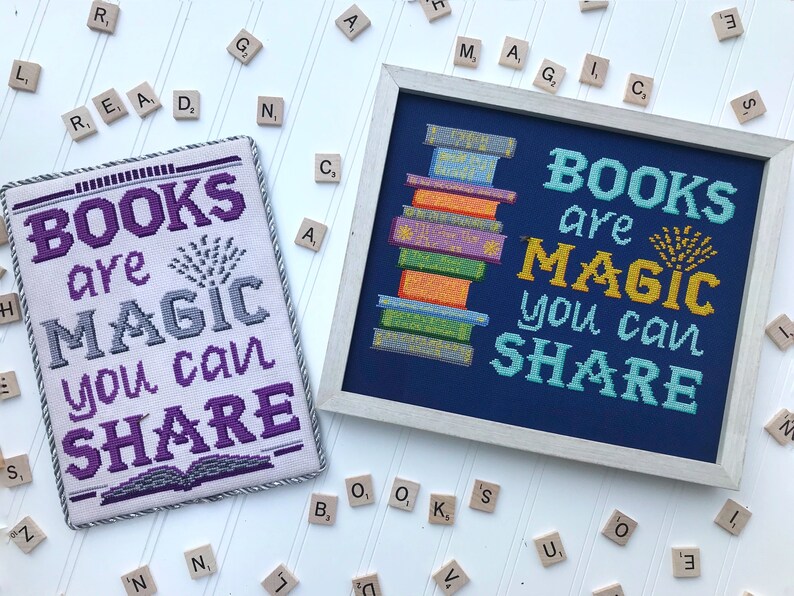 Book Cross Stitch Pattern Bundle Magic Cross Stitch Pattern - Etsy