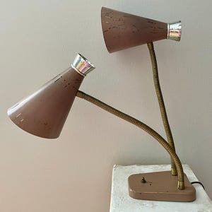 Double Gooseneck Floor Lamp - Etsy
