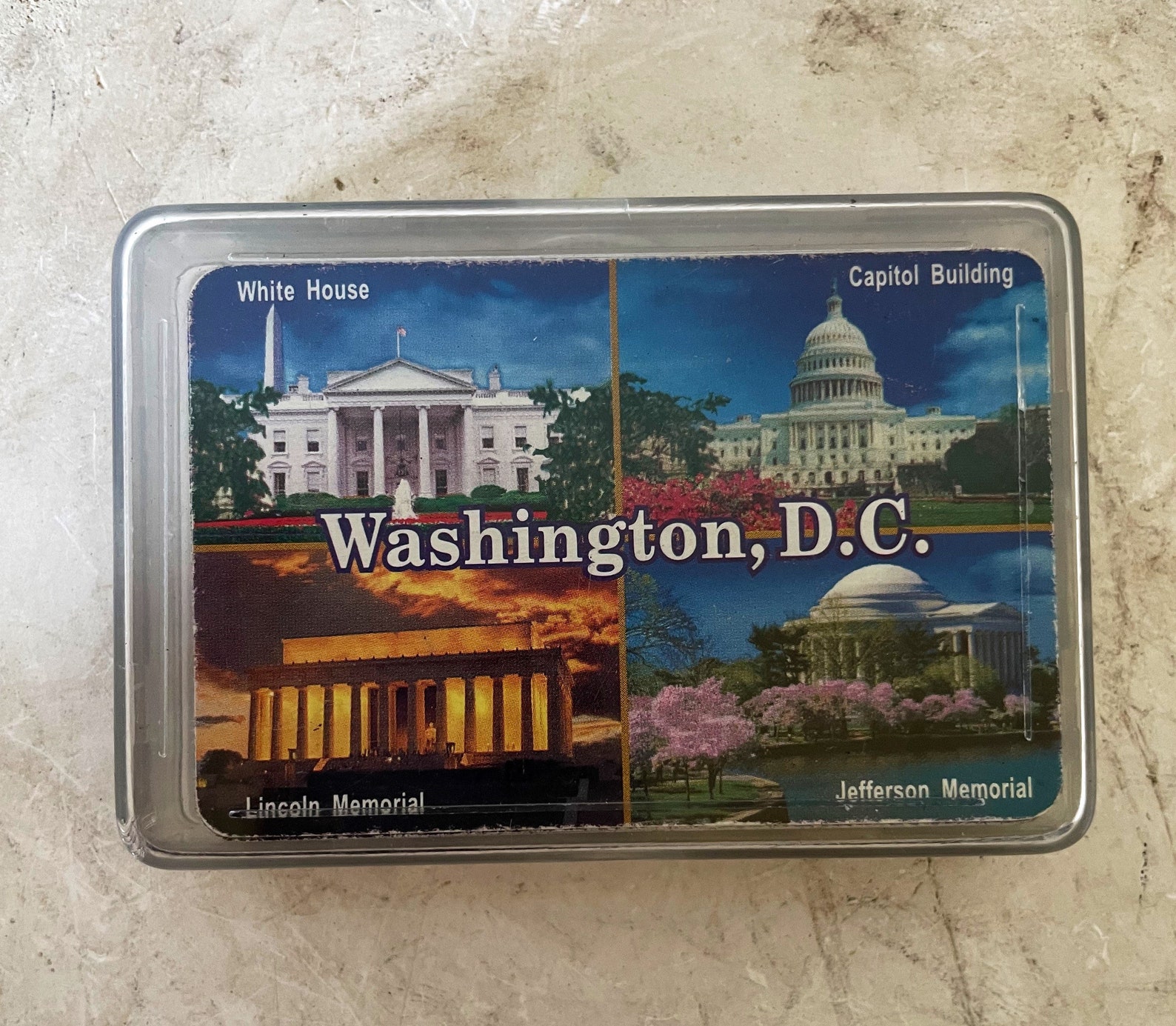 Vintage Washington DC Souvenir / Deck of Playing Cards / Etsy