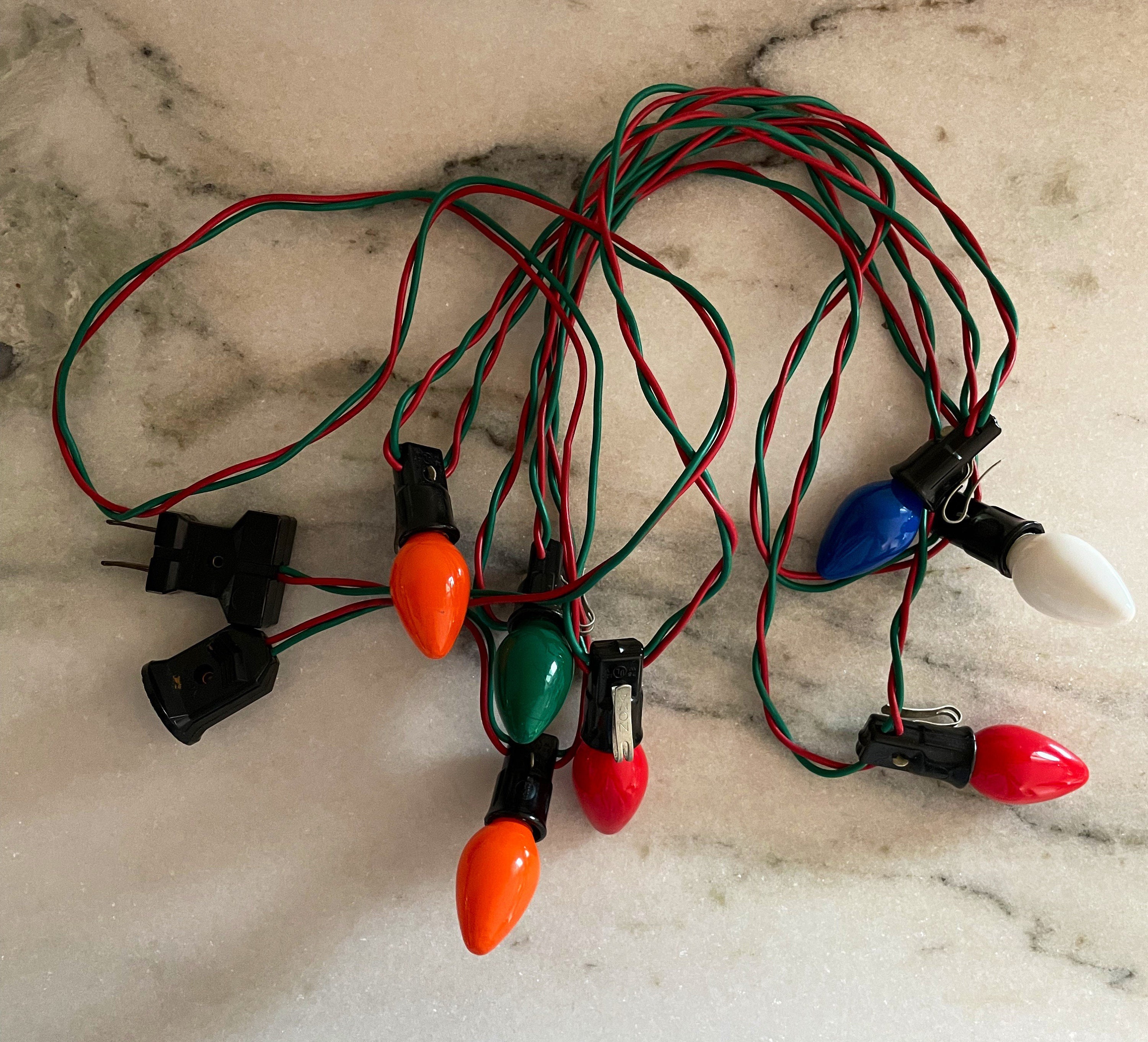 Vintage Christmas Lights / Working Vintage Lights / Indoor Etsy