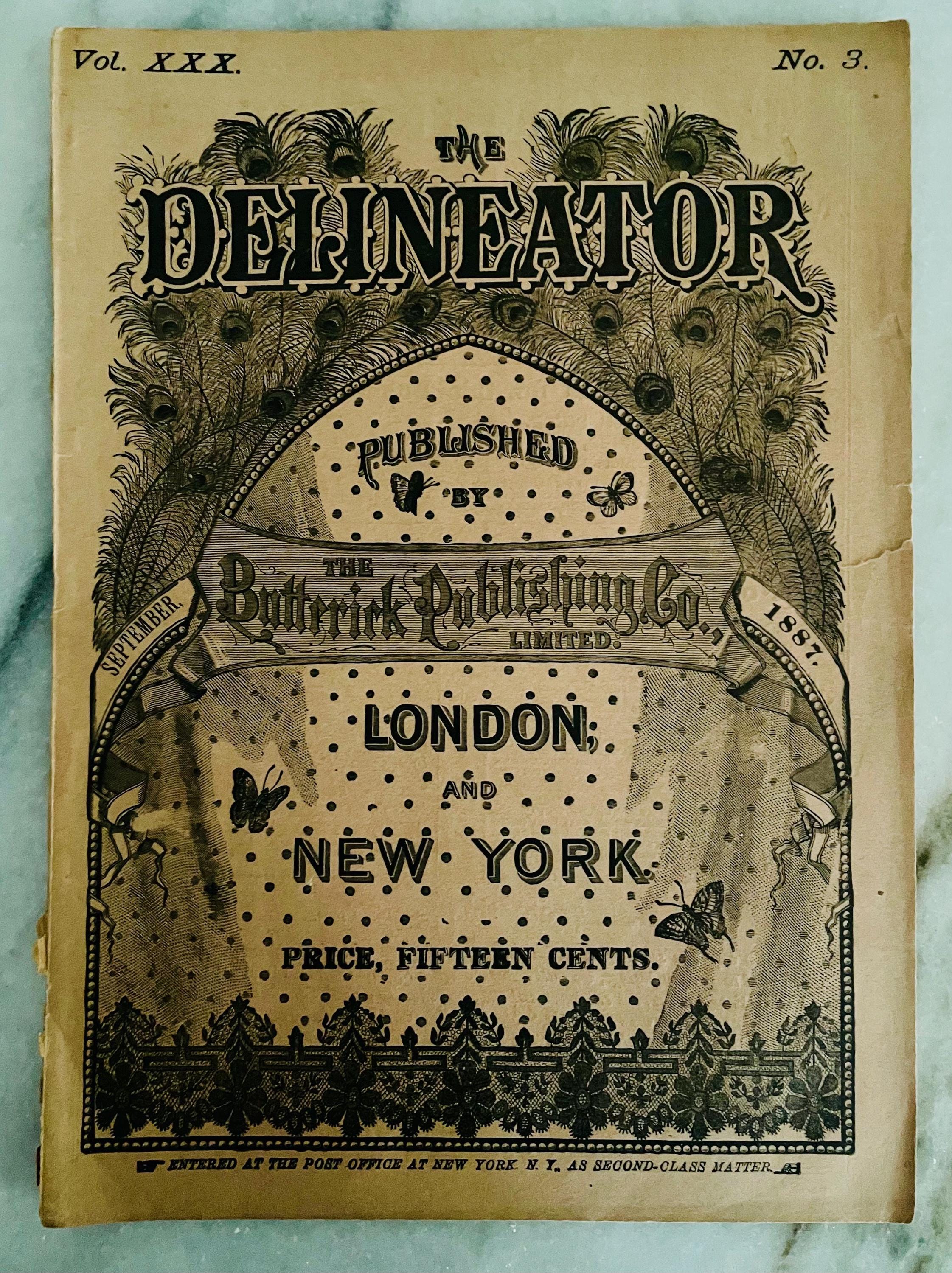 1887 the Delineator Magazine: Antique Fashion Publication - Etsy