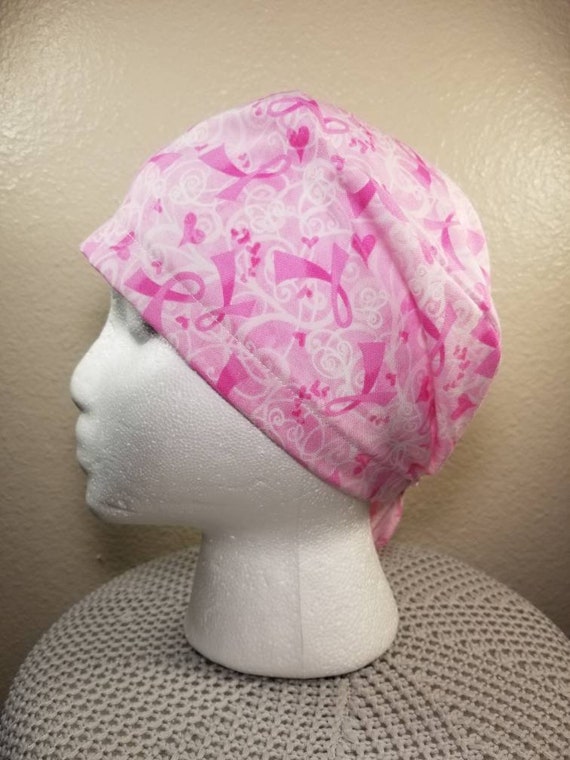 Breast Cancer Awareness Surgical Cap | Etsy