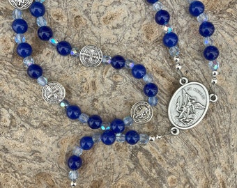 St. Michael Chaplet (6 mm Perle, 6 Auswahlmöglichkeiten)