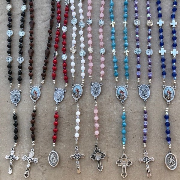 St. Michael Chaplet (6 mm Bead, 8 choices)