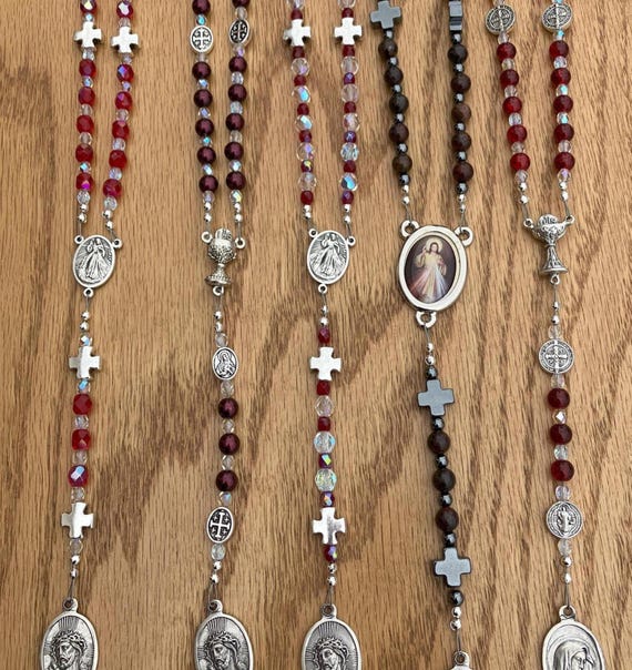 Precious Blood of Jesus Chaplets (6mm Bead, 5 bead choices)