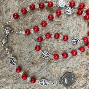 Precious Blood of Jesus Chaplets (6mm Bead, 5 bead choices)